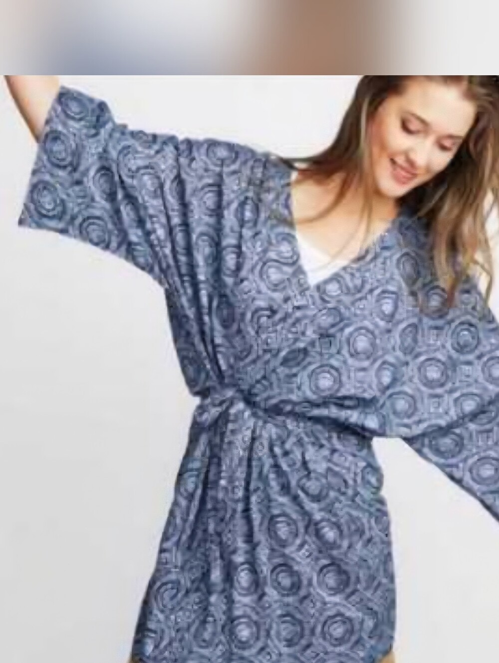 Punjammies by Sudara Kala Print Kimono Robe (OS)